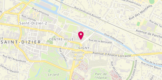 Plan de MAAF Assurances ST DIZIER, 9 place du Général de Gaulle, 52100 Saint-Dizier