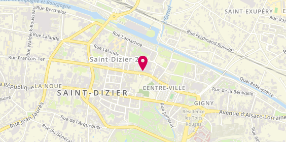 Plan de Agence Axa Franck Dubois, 35 Rue Maréchal de Lattre de Tassigny, 52100 Saint-Dizier