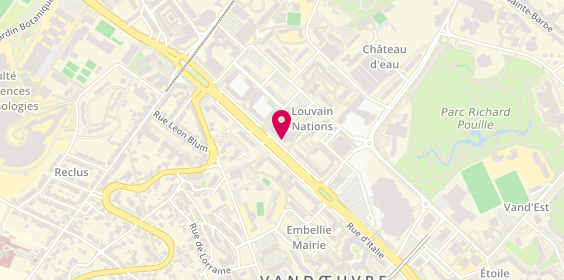 Plan de AXA Prévoyance & Patrimoine Camille Marazzi, 13 Rue du Luxembourg, 54500 Vandœuvre-lès-Nancy
