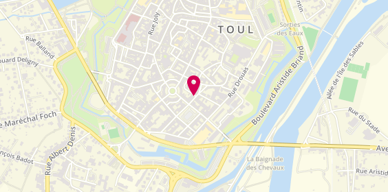 Plan de GMF Assurances TOUL, 5 Rue Béranger, 54200 Toul