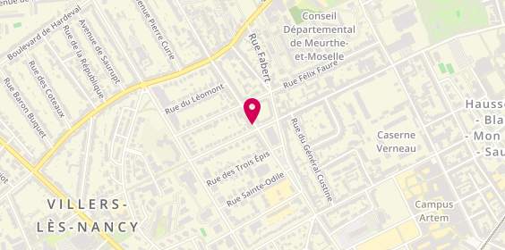 Plan de Abeille Assurances - Villers-lès-Nancy, 30 Boulevard de Baudricourt, 54600 Villers-lès-Nancy