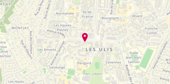 Plan de Caisse d'Epargne Les Ulis Ville, 5 avenue du Berry, 91940 Les Ulis