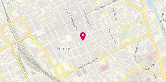 Plan de MAAF Assurances NANCY CENTRE, 101 Rue Saint-Dizier, 54000 Nancy