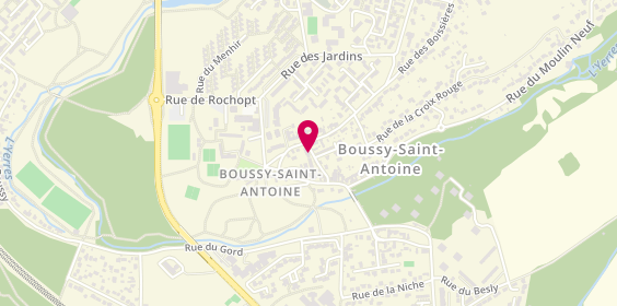 Plan de Contact-Mutuelle - Santé et Assurances de Prêts, 7 Rue du Four, 91800 Boussy-Saint-Antoine
