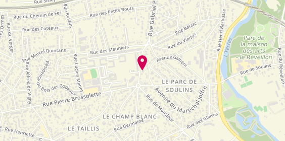 Plan de Allianz Assurance BRUNOY - Marie-christine PERNOTTE, 121-123
Rue Gabriel Péri, 91800 Brunoy