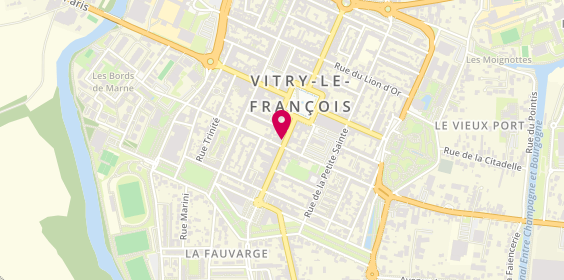 Plan de MACIF, 39 Rue Aristide Briand, 51300 Vitry-le-François