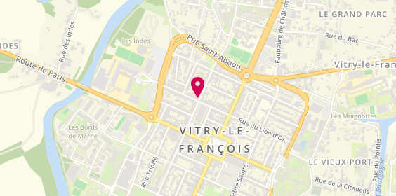 Plan de Mma, 1 Rue Minimes, 51300 Vitry-le-François