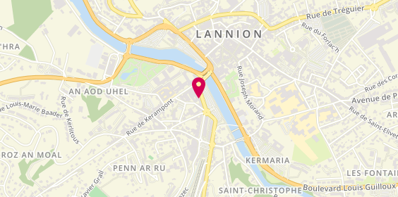 Plan de Agence Groupama Lannion, 10 avenue du Général de Gaulle, 22300 Lannion