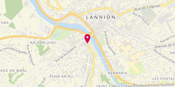 Plan de GMF Assurances LANNION, 8 avenue du Général de Gaulle, 22300 Lannion