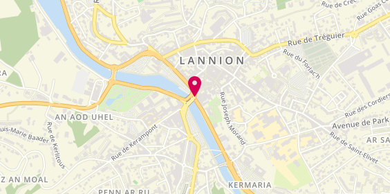 Plan de Agence de Lannion, 1 Rue des Augustins, 22300 Lannion