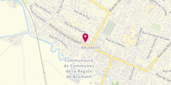 Plan de Groupama, 10 Rue du Général Duport, 67170 Brumath