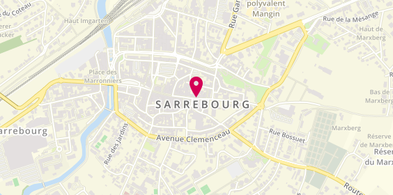 Plan de ACORIS Mutuelles Sarrebourg, 73 Grand Rue, 57400 Sarrebourg