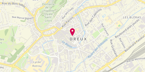 Plan de Allianz Assurance DREUX - Fabrice CARY, 5 Rue Rotrou, 28100 Dreux