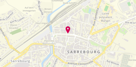 Plan de Gan assurances sarrebourg-dabo, 23 Poincaré, 57400 Sarrebourg