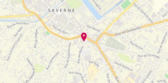 Plan de Allianz Assurance SAVERNE - Stéphane GERARD, 2 Rue des Bains, 67700 Saverne