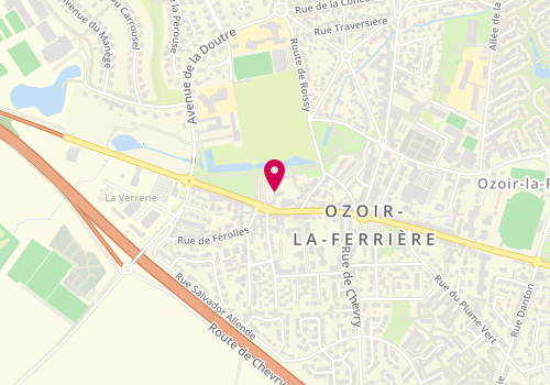 Plan de AXA Prévoyance & Patrimoine LAFOUGERE et Associés, 70 avenue du Général de Gaulle, 77330 Ozoir-la-Ferrière