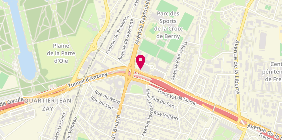 Plan de Groupama Paris Val de Loire, 1 Bis avenue du Dr Ténine, 92160 Antony