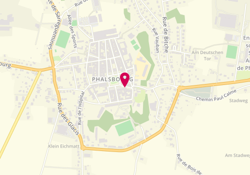 Plan de Allianz Assurance PHALSBOURG - Katia MAULARD, 19 place d'Armes, 57370 Phalsbourg