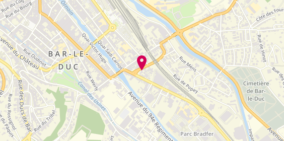 Plan de AXA Assurance et Banque Laurent BOULANGER, 1 Rue de Verdun, 55000 Bar-le-Duc