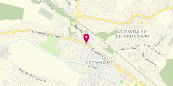 Plan de Aviva Assurances, 24 place Aristide Briand, 27320 Nonancourt