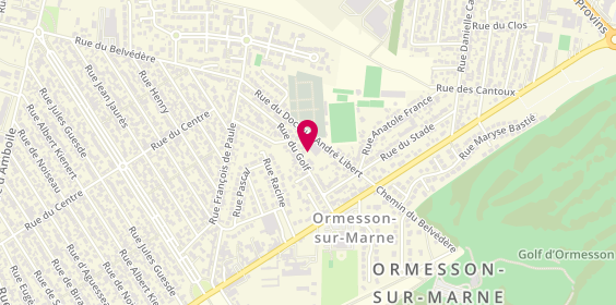 Plan de FP Finances & Patrimoine, 28 Rue du Golf, 94490 Ormesson-sur-Marne