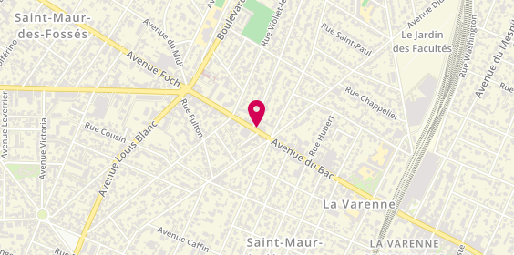 Plan de Consultassur, 25 avenue du Bac, 94210 Saint-Maur-des-Fossés