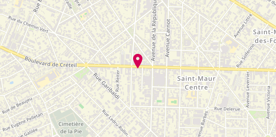 Plan de Mutuelle de Poitiers Assurances - Audrey CHAUFFOUR, 100 Boulevard de Créteil, 94100 Saint-Maur-des-Fossés