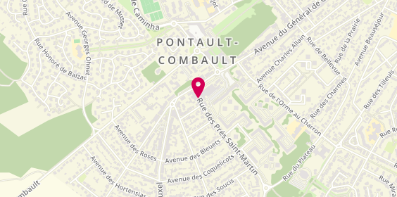 Plan de Mma, 8 Rue des Prés Saint-Martin, 77340 Pontault-Combault