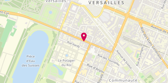 Plan de La France Mutualiste - Agence de Versailles, 34 Rue de l'Orangerie, 78000 Versailles