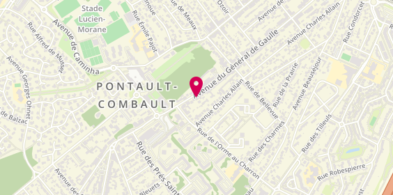 Plan de MAPA Assurances Pontault-Combault, 97 avenue du Général de Gaulle, 77340 Pontault-Combault