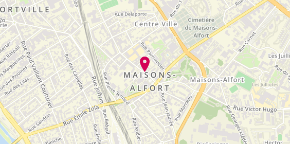 Plan de MMA, 71 avenue du Général de Gaulle, 94700 Maisons-Alfort