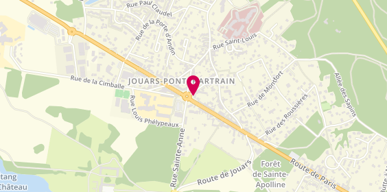 Plan de AXA, 4 place du Marechal Foch, 78760 Jouars-Pontchartrain