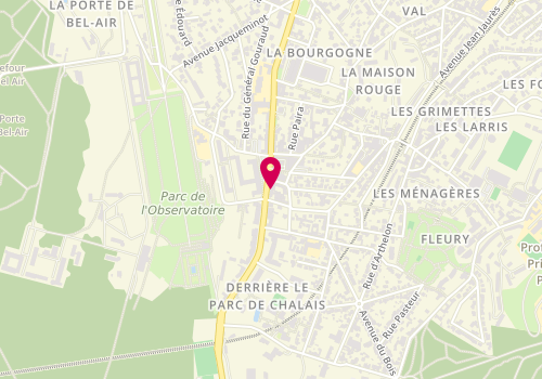 Plan de Caisse d'Epargne Meudon Centre, 51 Rue de la République, 92190 Meudon