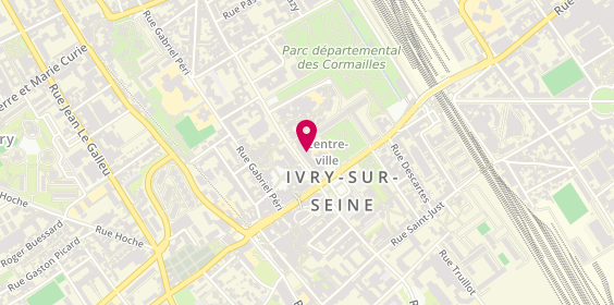 Plan de Caisse d'Epargne Ivry-sur-Seine, 81 Av. Danielle Casanova, 94200 Ivry-sur-Seine
