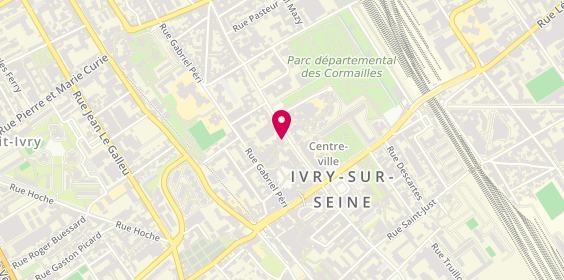 Plan de Matmut, 138 Bis avenue Danielle Casanova, 94200 Ivry-sur-Seine