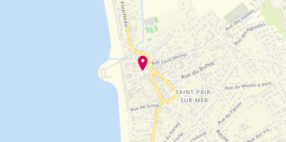 Plan de Caisse d'Epargne St Pair sur Mer, 40 Route de Granville, 50380 Saint-Pair-sur-Mer