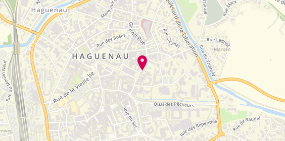Plan de Agence Groupama Haguenau, 136 Grand Rue, 67500 Haguenau