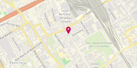 Plan de La Mutuelle Familiale, 82 avenue Danielle Casanova, 94200 Ivry-sur-Seine