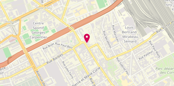 Plan de AXA, 71 avenue Maurice Thorez, 94200 Ivry-sur-Seine