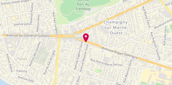 Plan de MAAF Assurances CHAMPIGNY, 42 avenue Roger Salengro, 94500 Champigny-sur-Marne