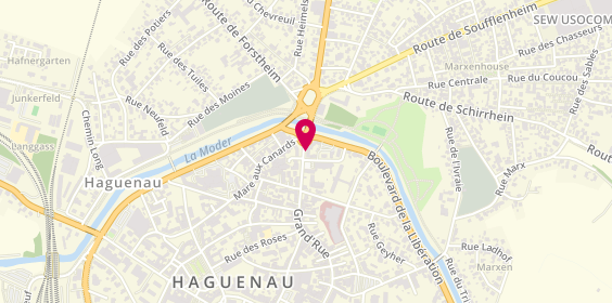 Plan de Abeille Assurances - Haguenau, 210 Grand Rue, 67500 Haguenau