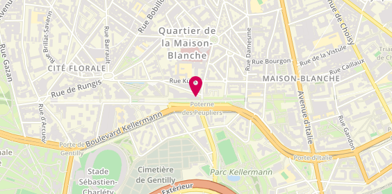 Plan de Union la Mutuelle Generale, 1-11
1 Rue Brillat Savarin, 75013 Paris