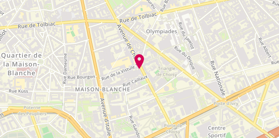 Plan de Allianz Assurance PARIS XIII - Irène TRIEU, 69 avenue de Choisy, 75013 Paris