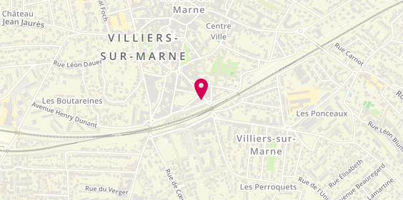 Plan de AXA Assurance et Banque Alain BOUSSETTA, 1 Boulevard de Strasbourg, 94350 Villiers-sur-Marne