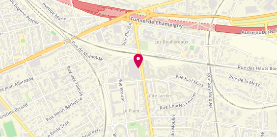 Plan de Matmut, 95 avenue de la République, 94500 Champigny-sur-Marne