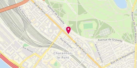 Plan de AXA Assurance Stéphane DARMON, 114 Rue de Paris, 94220 Charenton-le-Pont