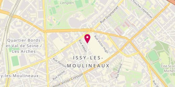 Plan de MACIF, 10 avenue de la République, 92130 Issy-les-Moulineaux