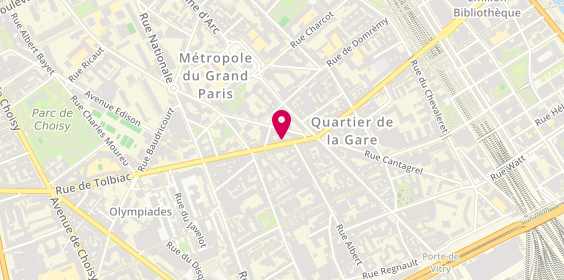 Plan de Mma, 54 Rue Tolbiac, 75013 Paris