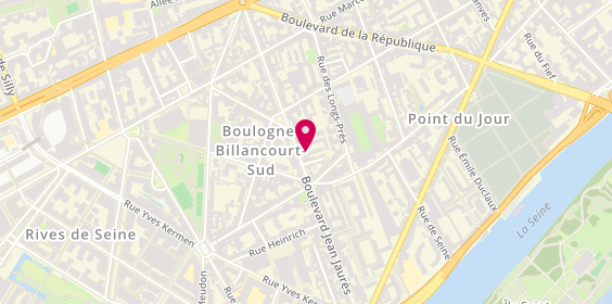 Plan de Axa Prevoyance et Patrimoine, 239 Boulevard Jean Jaurès, 92100 Boulogne-Billancourt