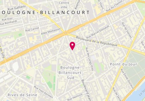 Plan de MAROT Eric, 219 Bis Boulevard Jean Jaurès, 92100 Boulogne-Billancourt